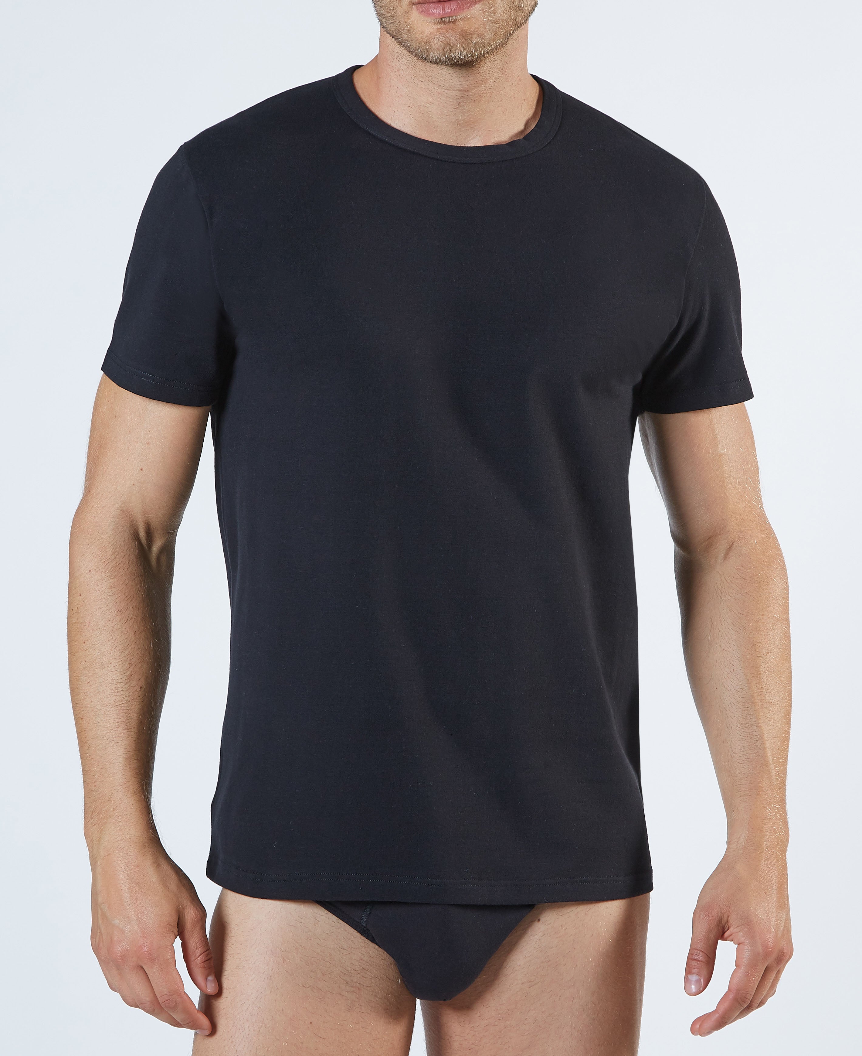 T-Shirt girocollo manica corta uomo, THERMO COTTON