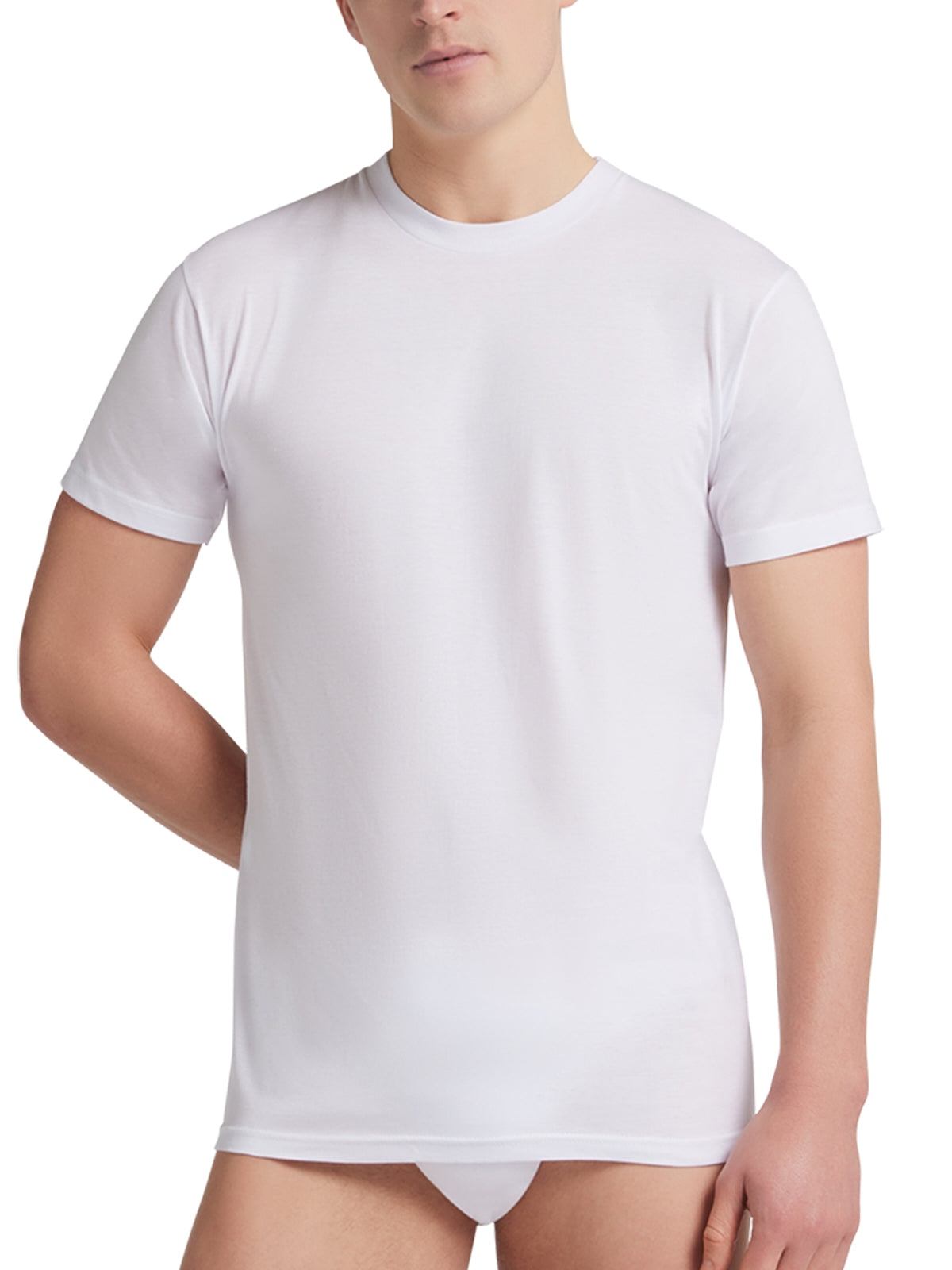 3 T-Shirt uomo Kappa manica corta a girocollo in cotone elasticizzato con logo stampato 3 T-Shirt uomo Kappa manica corta a girocollo in cotone elasticizzato con logo stampato