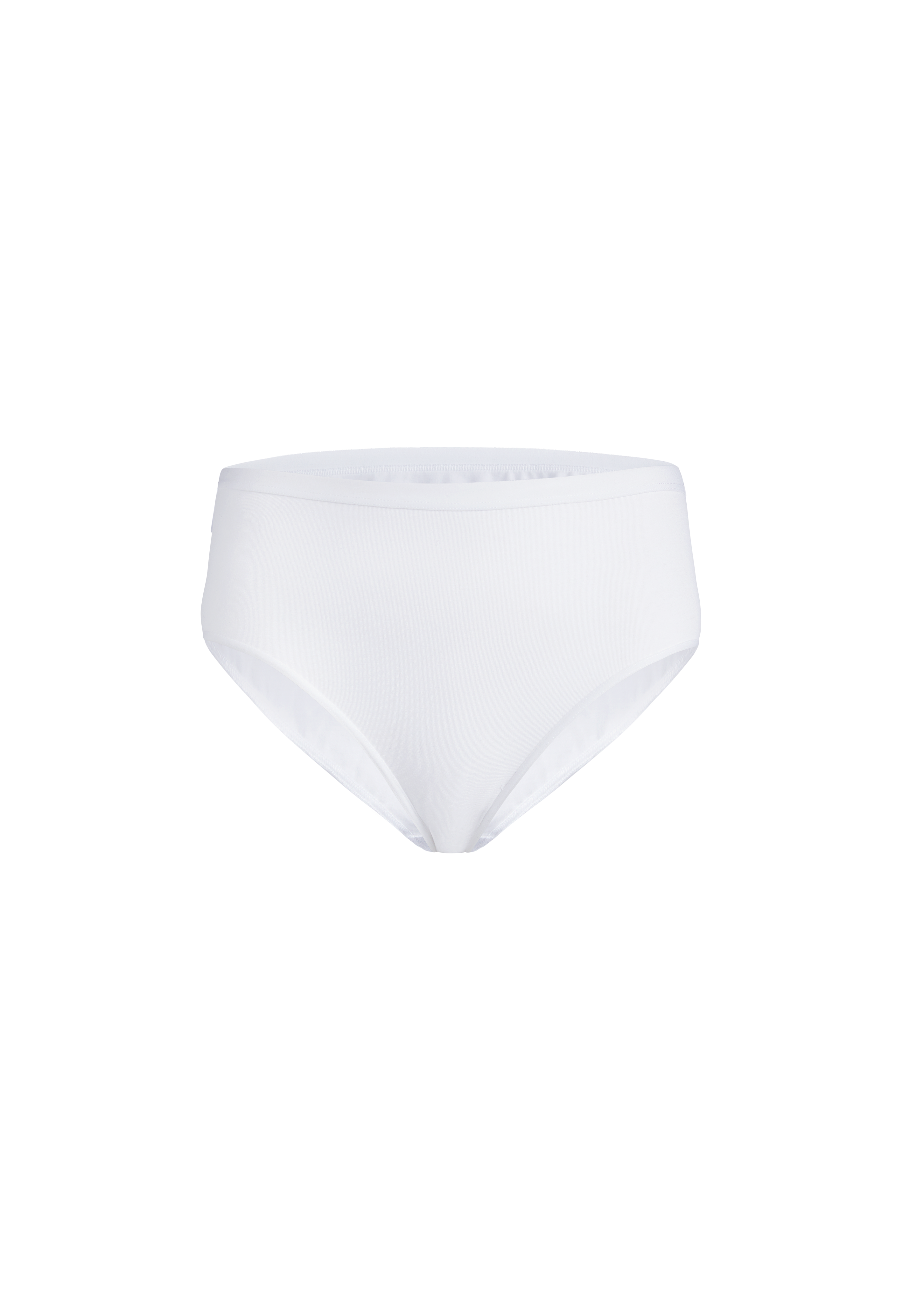 Slip midi donna - colore assortito (3 bianco + 3 nero), multipack da 6, cotone elasticizzato
