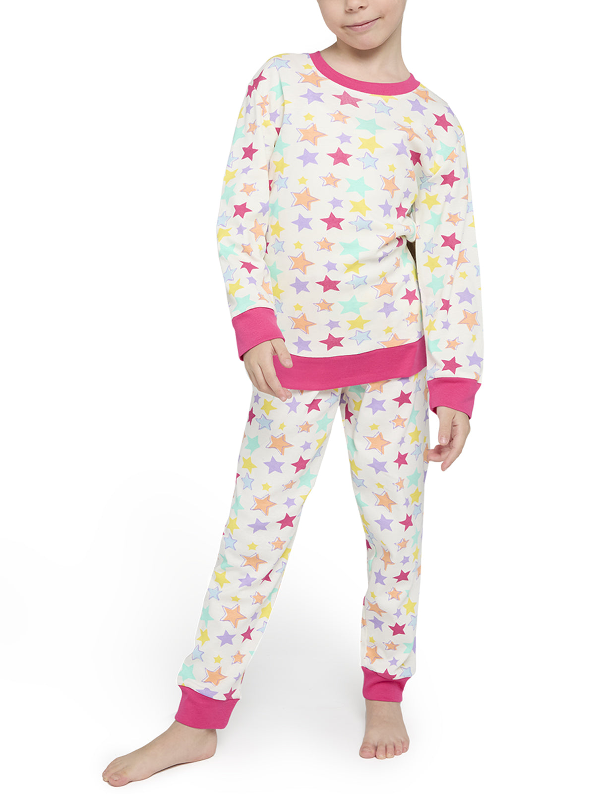 Pigiama lungo bambina, cotone