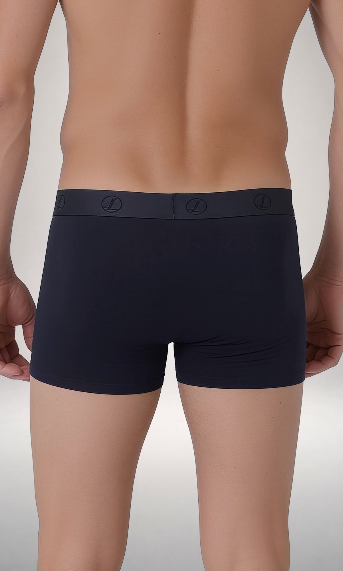 2 T-shirt scollo V caldo cotone + 2 Boxer Timeless uomo, bianco