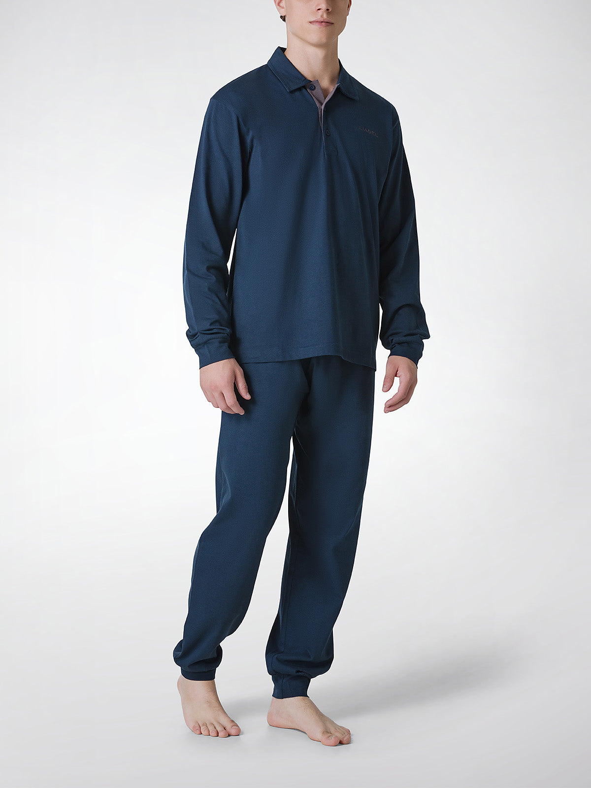 Pigiama Corto Uomo Estivo Liabel - 100% Cotone, Comfort-Fit, Set Maglia E Pantaloncini - Foto 4