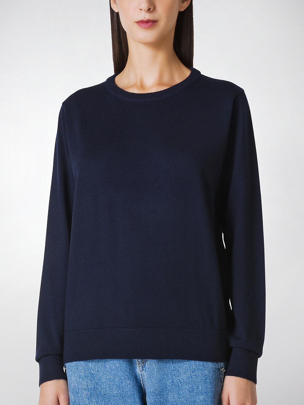 Maglia girocollo in 100% Lana Merinos