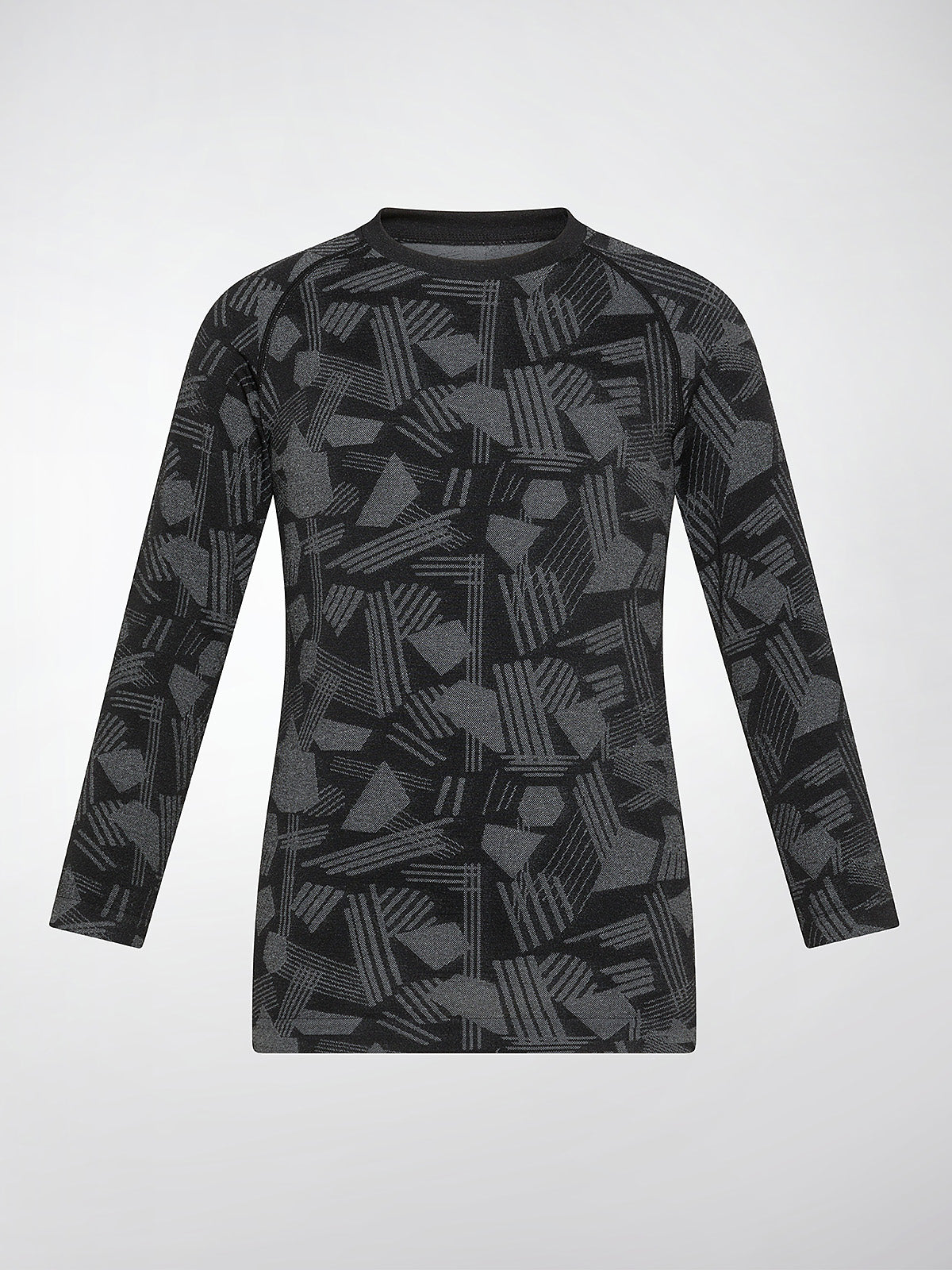 T-Shirt THERMAL girocollo manica lunga bambini, microfibra elasticizzata