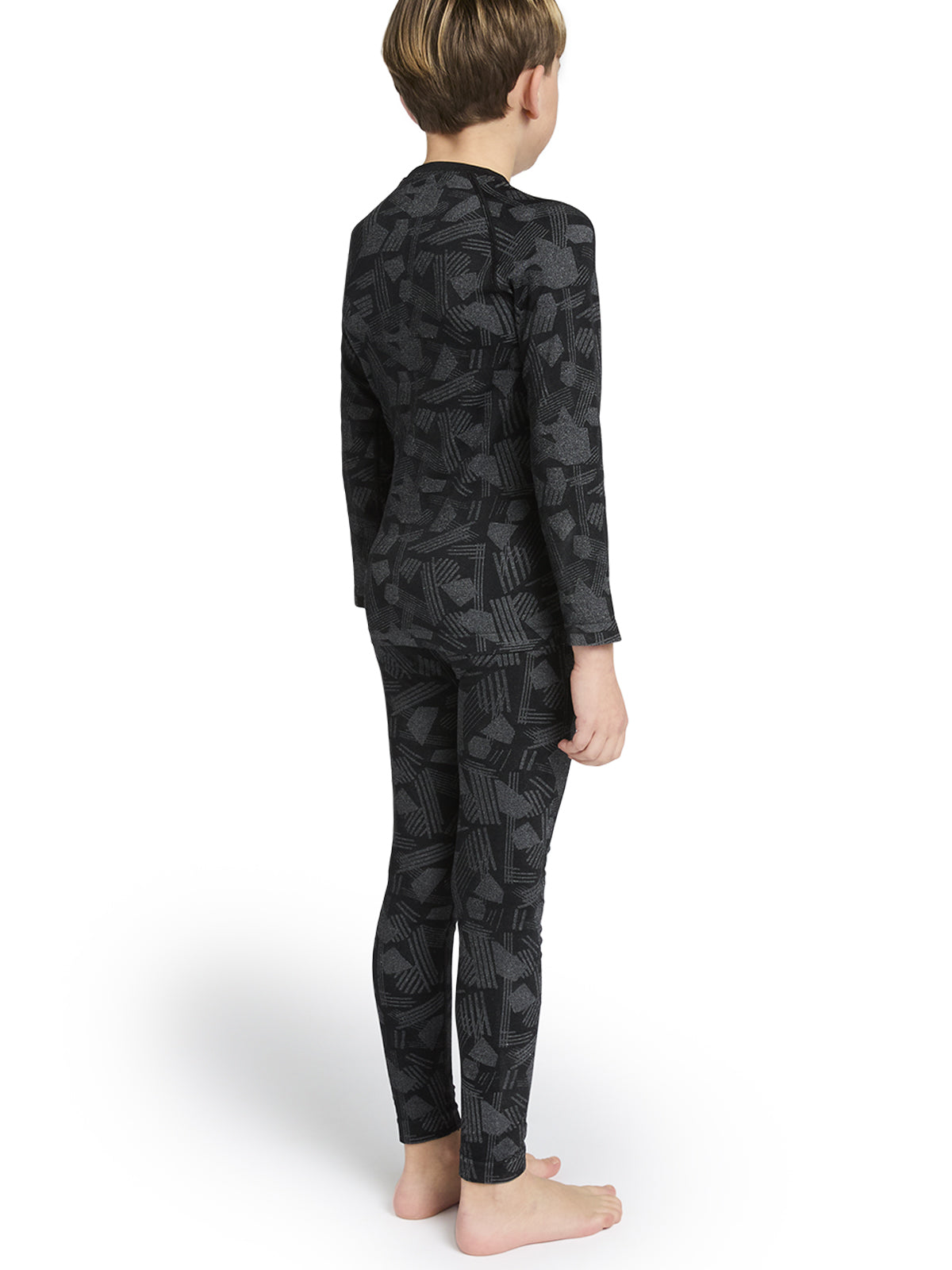 T-Shirt THERMAL girocollo manica lunga bambini, microfibra elasticizzata