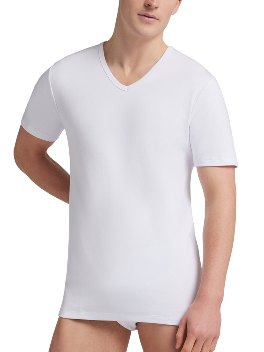 T-Shirt scollo v manica corta uomo, THERMO COTTON