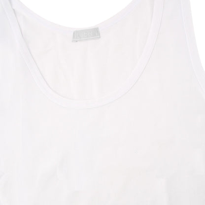 Canotta spalla larga donna - bianco, multipack da 2, cotone elasticizzato