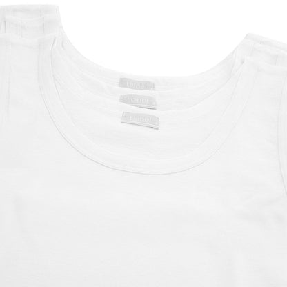 Canotta spalla larga uomo - bianco, multipack da 6, cotone