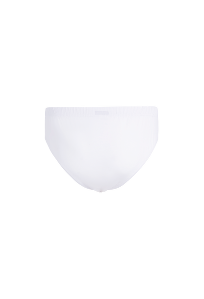 Slip medio uomo - bianco, multipack da 6, cotone