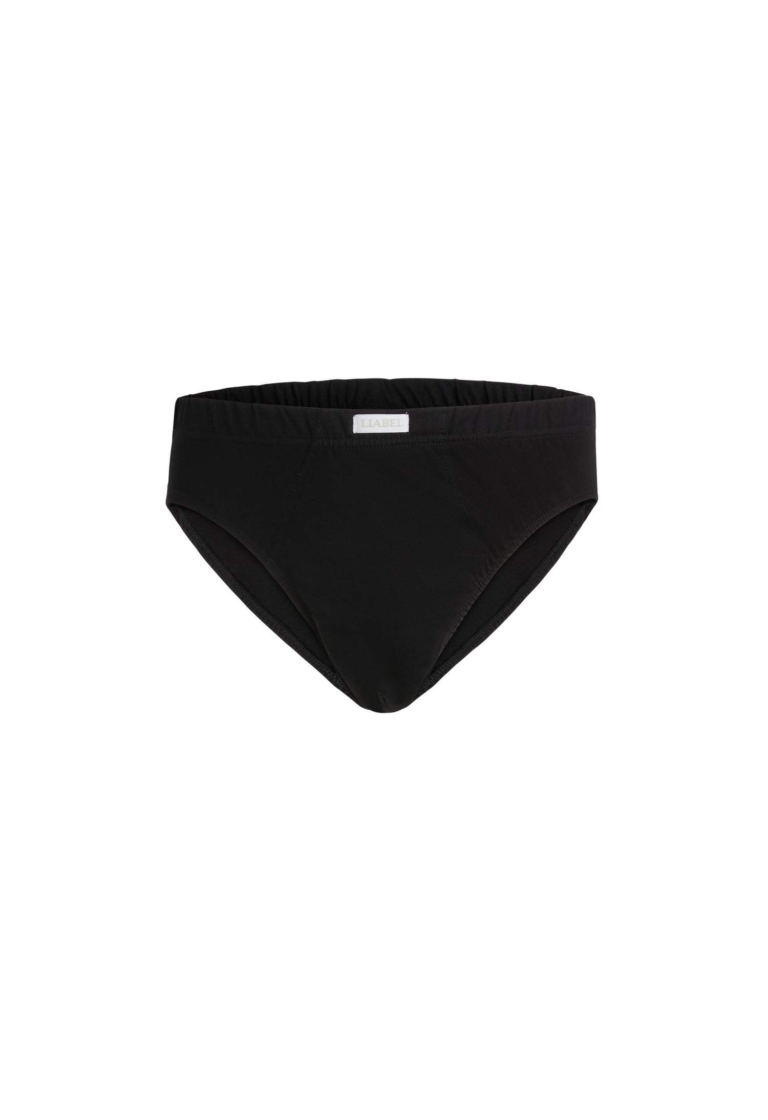 Slip medio uomo - nero, multipack da 6, cotone