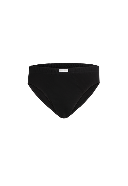 Slip medio uomo - nero, multipack da 6, cotone
