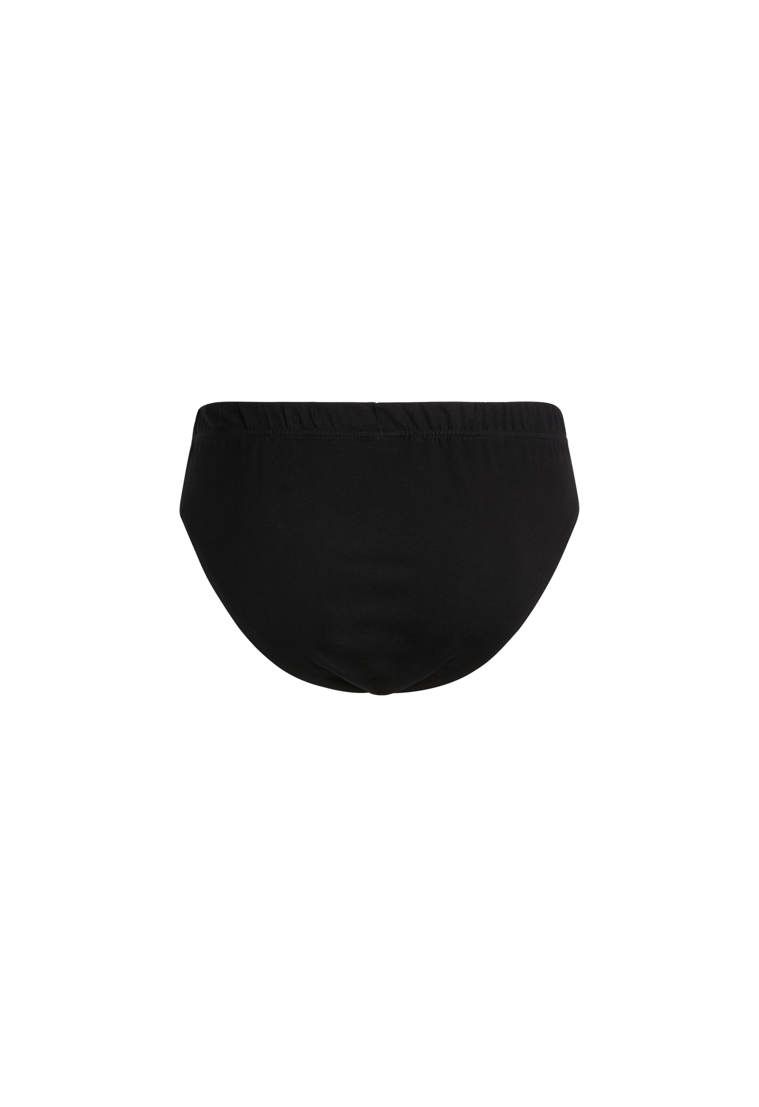 Slip medio uomo - nero, multipack da 6, cotone