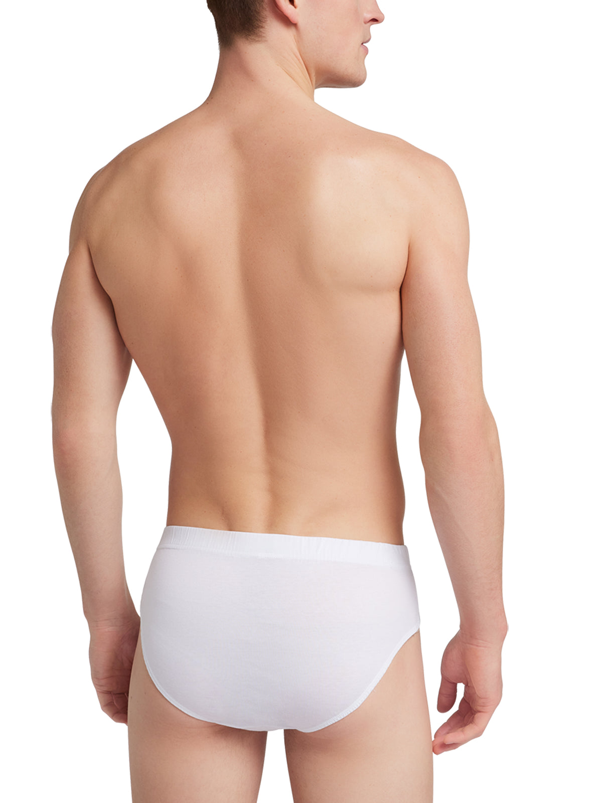 Slip medio uomo - colore assortito (3 bianco + 3 nero), multipack da 6, cotone