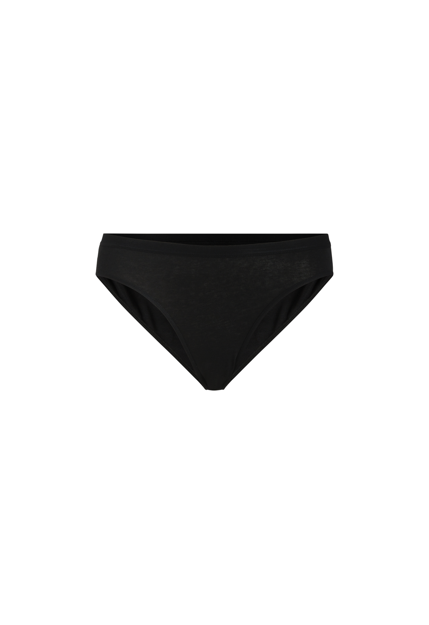 Slip mini donna - nero, multipack da 6, cotone elasticizzato