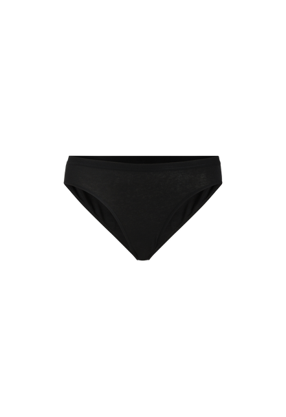 Slip mini donna - nero, multipack da 6, cotone elasticizzato