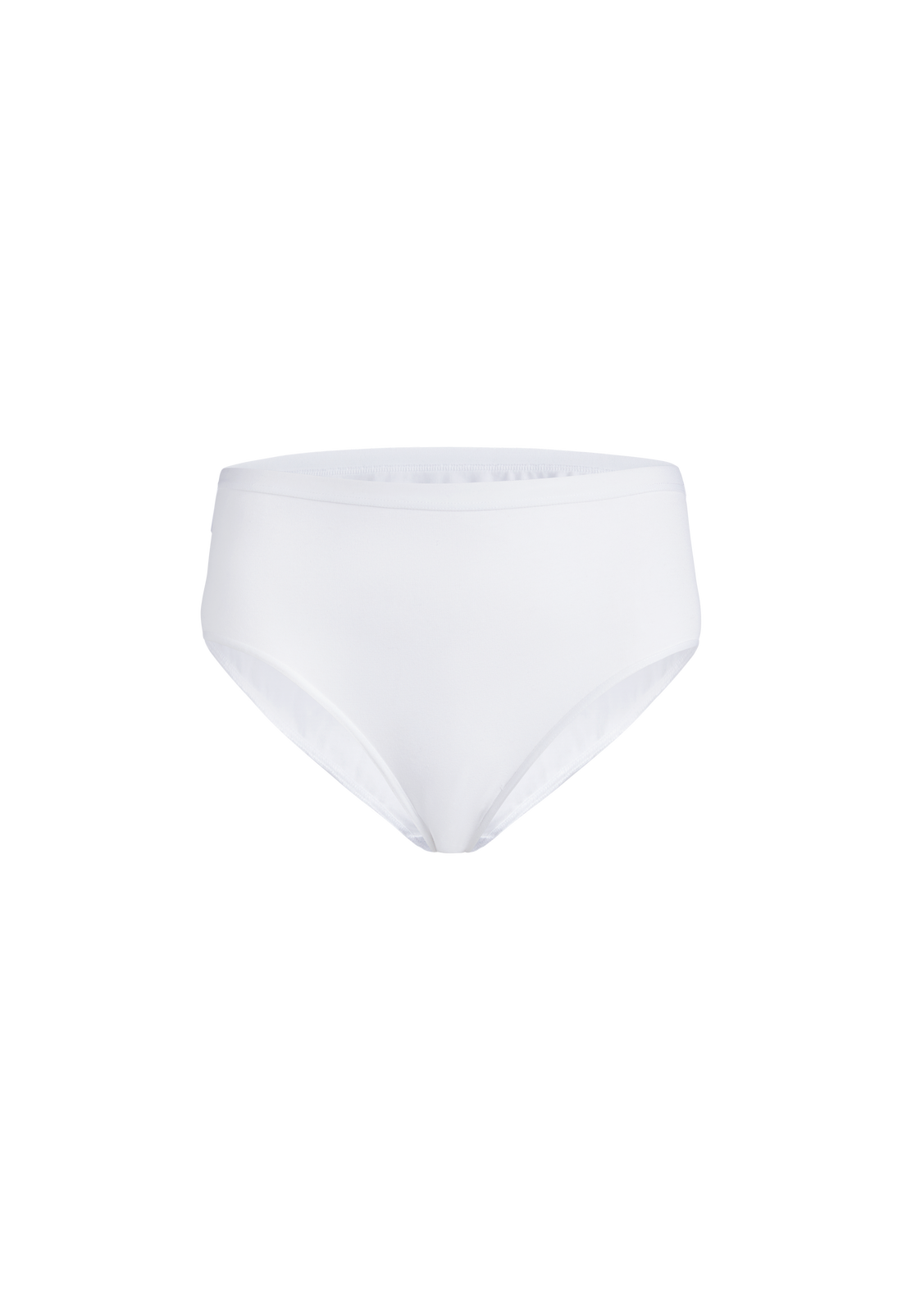 Slip midi donna - bianco, multipack da 6, cotone elasticizzato