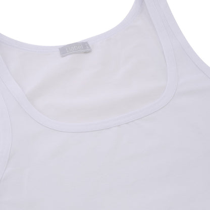 Canotta spalla larga uomo - bianco, multipack da 3, cotone elasticizzato