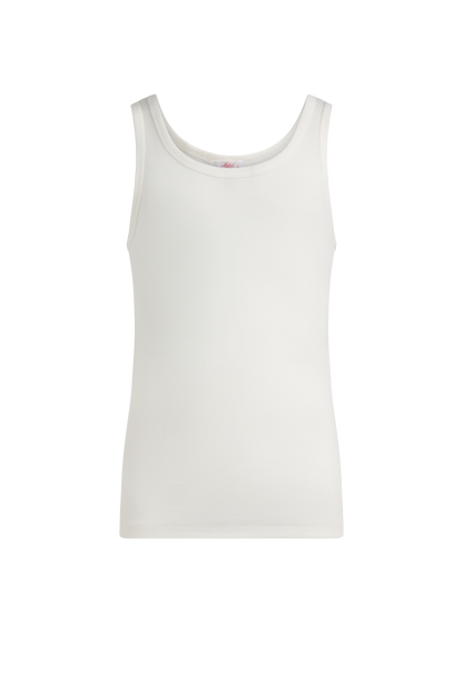 Canotta spalla larga uomo - bianco, multipack da 6, cotone elasticizzato