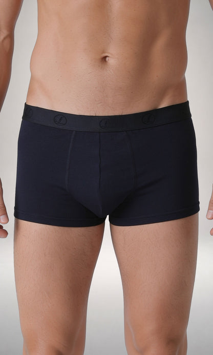 2 T-shirt scollo V caldo cotone + 2 Boxer Timeless uomo, bianco