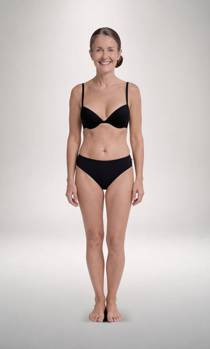 Pack 3 slip midi donna Daily, cotone elasticizzato