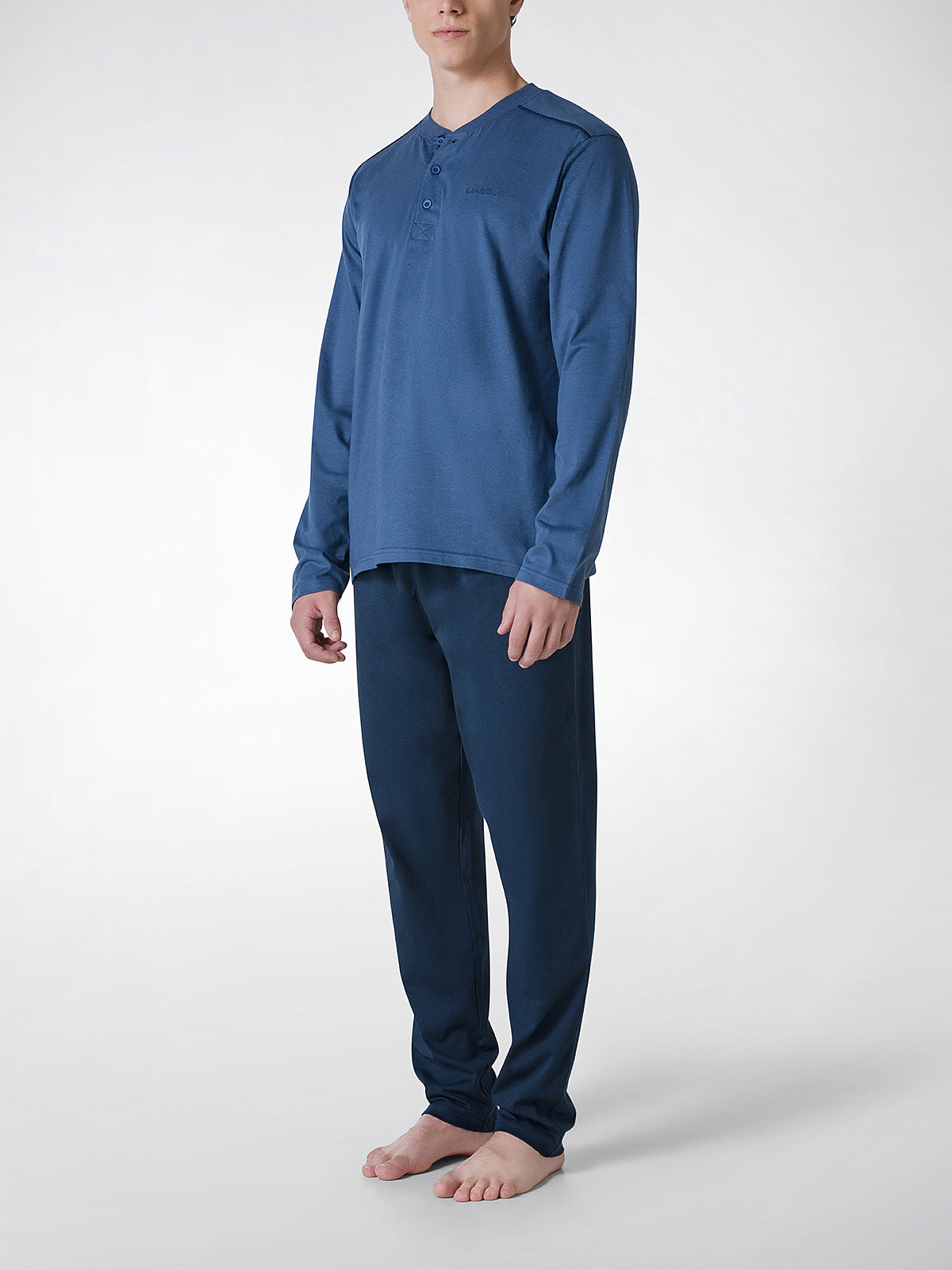 Pigiama Lungo Uomo in Cotone Premium