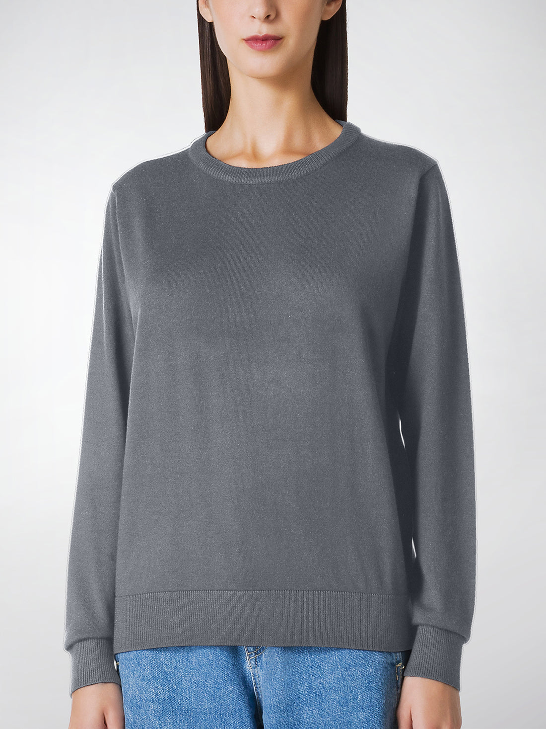 Maglia girocollo in 100% Lana Merinos