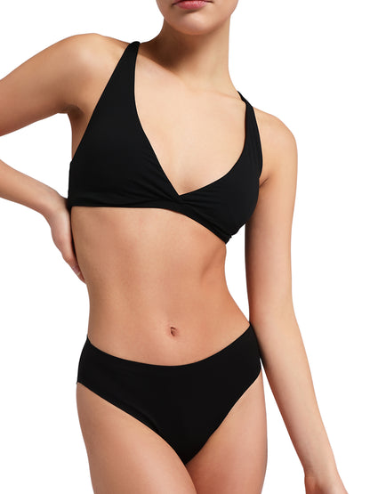 Slip sgambato donna, microfibra elasticizzata, INVISIBLE SHAPE