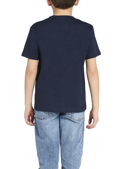 T-Shirt girocollo manica corta bambini, cotone SUPIMA