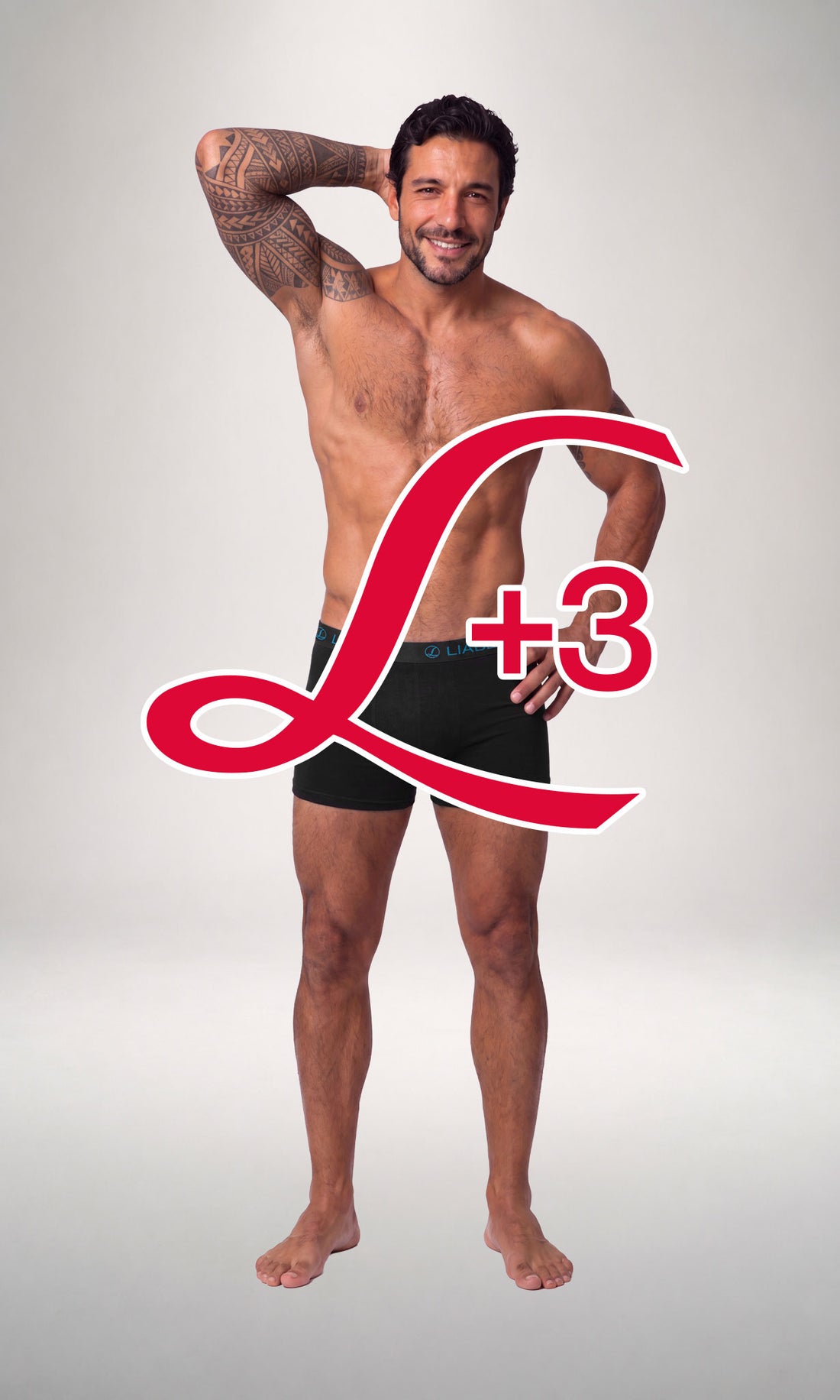 Pack 3 boxer uomo, cotone elasticizzato SPORTY