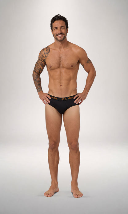 Pack 3 slip medi uomo, cotone elaticizzato SPORTY