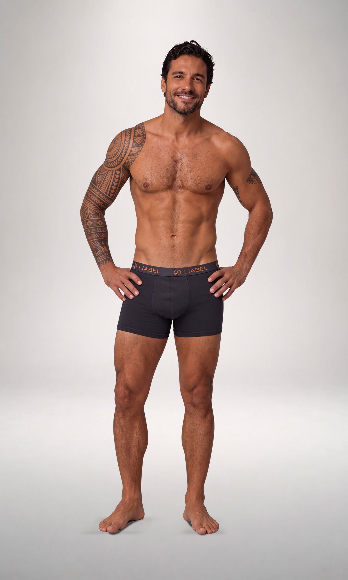 Pack 3 boxer uomo Sporty, cotone elasticizzato