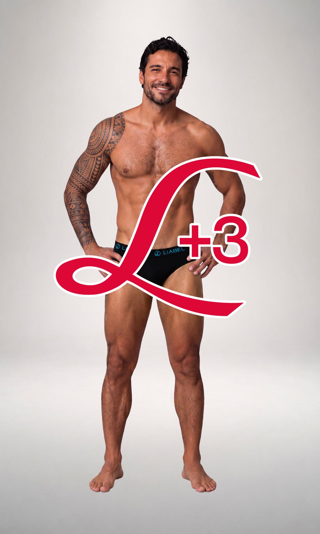 Pack 3 slip medi uomo, cotone elaticizzato SPORTY