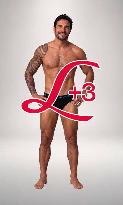 Pack 3 slip medi uomo, cotone elaticizzato SPORTY