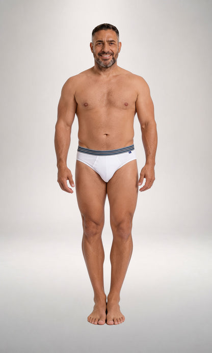 Pack 2 slip medi uomo Yachting, cotone elasticizzato