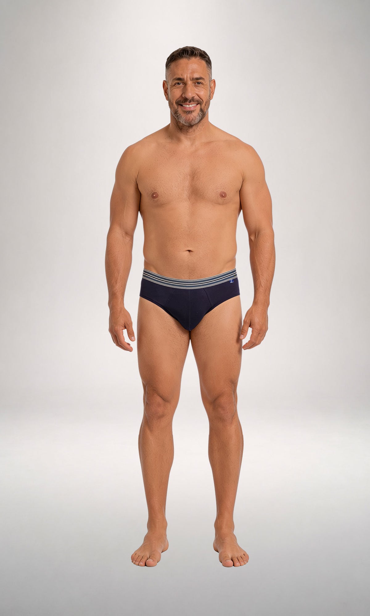 Pack 2 slip medi uomo Yachting, cotone elasticizzato
